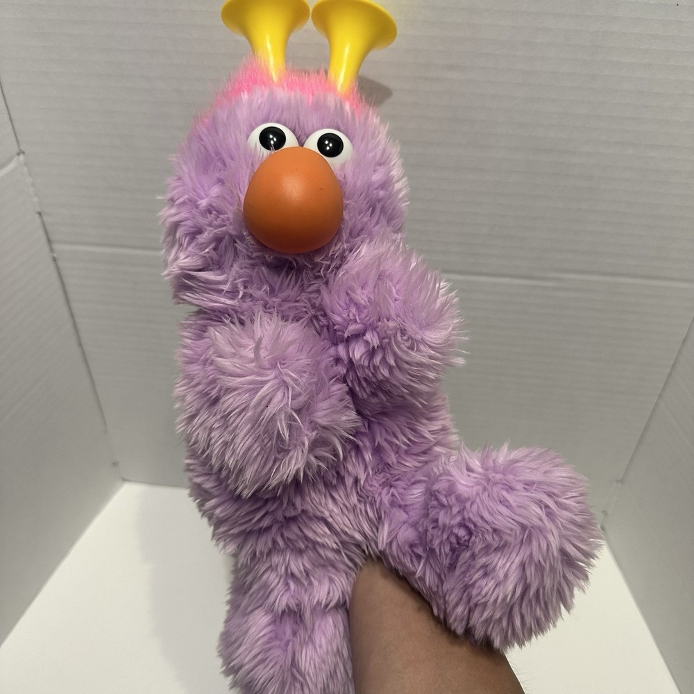 Vintage 1993 Applause Sesame Street Purple Honker Hand Puppet Plush